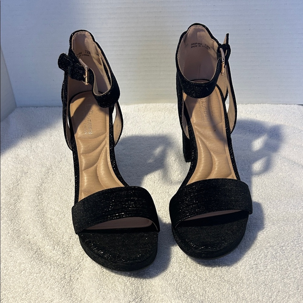 Chinese Laundry Black Strappy Heels Style:Gaily-NEW- Various Sizes